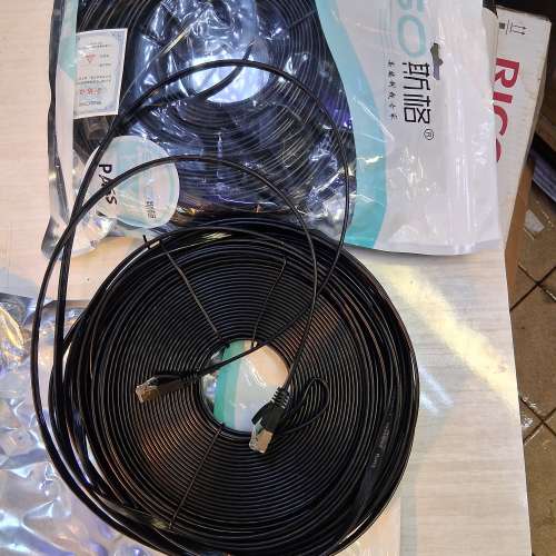 Sgo 30米cat 7黑色扁線網絡線