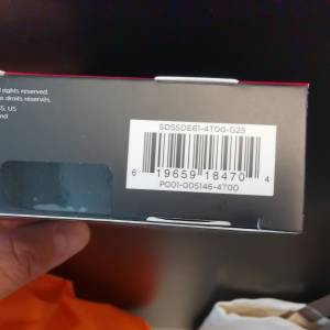 全新Sandisk Portable SSD E61 4TB