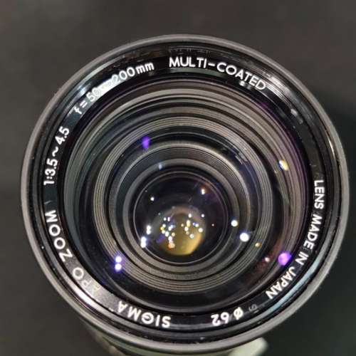 SIgma 50-200/3.5-4.5 APO ZOOM MULTI-COATED For NIkon 冇盒冇單冇證 98%new，100...