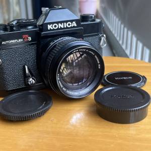 Konica T3N black body+Konica AR 50mm f/1.4 AE f16版本