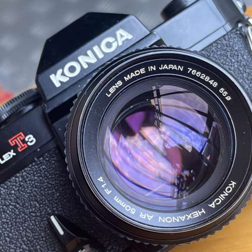 Konica T3N black body+Konica AR 50mm f/1.4 AE f16版本