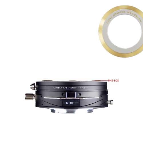 LAINA Double Adapter, M42 Screw Mount SLR Lens And Canon EOS To Leica L