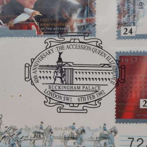 (1992)QEII  40 TH ANNIVERSARY of the Accession to the Throme commemorative coin