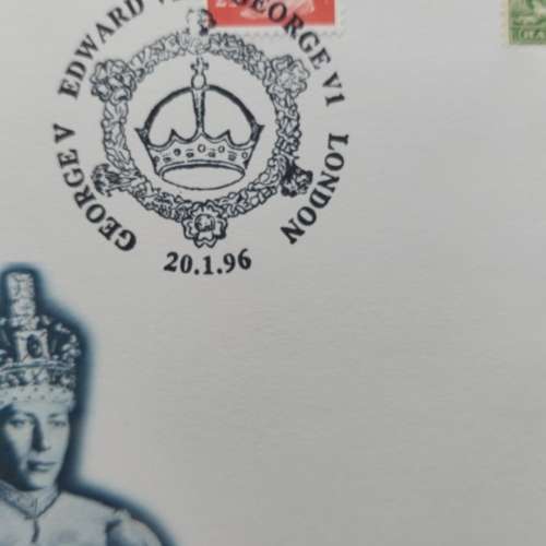 GREAT BRITAIN 1996 60th ANNIV YEAR OF 3 KINGS COMMEMORATIVE COIN COVER LONDON