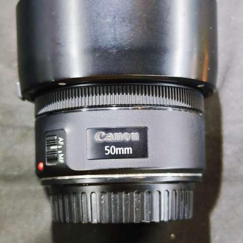 canon 50/1.8 STM EF 佳能 50mm 50 95%new 連HOOD 功能正常 鏡片通透