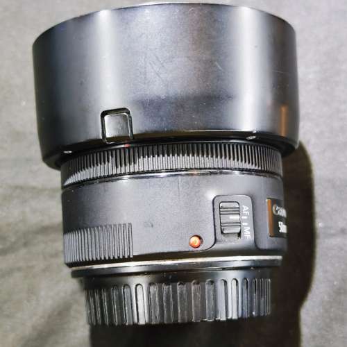 canon 50/1.8 STM EF 佳能 50mm 50 95%new 連HOOD 功能正常 鏡片通透