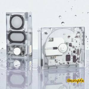 透明化TINYL SPLIT 3合1分體式CD播放機 (透明色) 📻