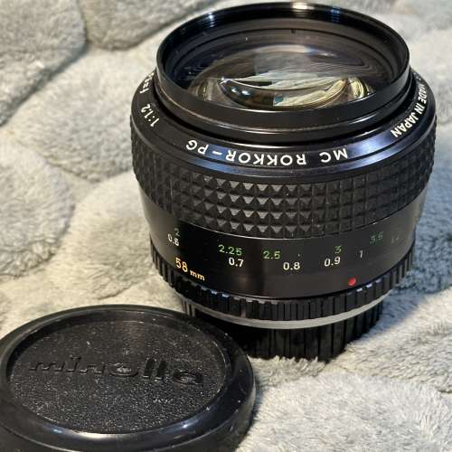 minolta 58mm f1.2 MD