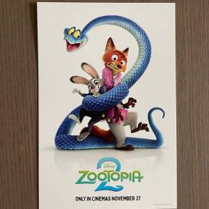 Zootopia 2 優獸大都會 明信片