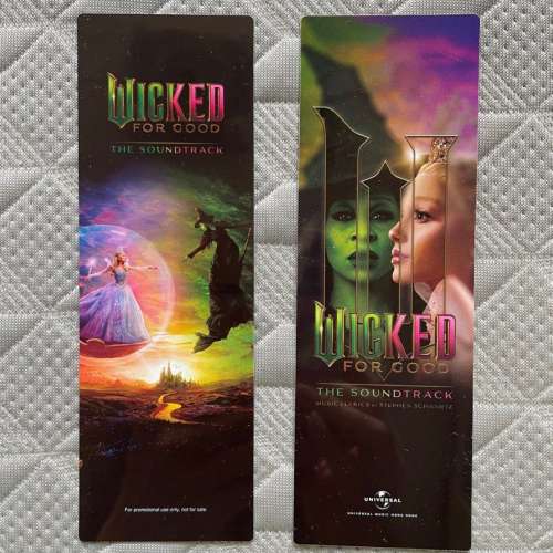 魔法壞女巫 雙面書簽 一張