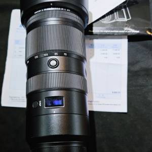 Nikon 70-200/2.8 S Z 尼康 70mm 200mm 70 200 冇盒 行貨有證有單有保養 鏡身99%new...