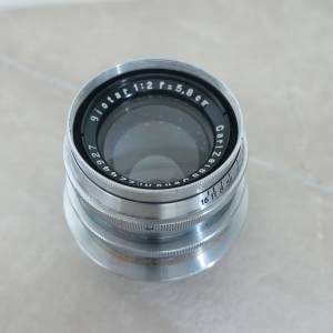 Zeiss Jena Biotar 5.8cm f2, 罕有 pre war Version 1黃銅版, Nikon mount
