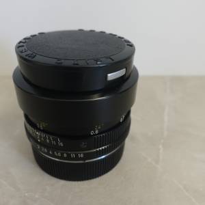 Leica Summicron R 50 f2，連原廠套裝遮光罩、鏡頭蓋，UVa保護鏡及環