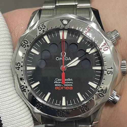 好X新淨😂 －定全香港最平😆 OMEGA SEAMASTER APNEA 2595.50.00 淨錶 平X到笑🤣🤣 ...