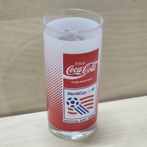大埔交收】94年 世界盃 x 可口可樂 紀念玻璃杯 /  (coca cola world cup usa 1994)