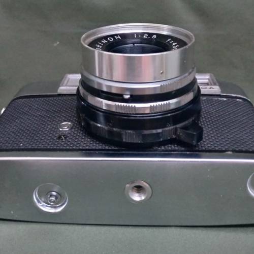 60s年代  Yashica-J  RF film camera (叠影連動)對焦菲林相機 內置45mm f2.8  金屬...