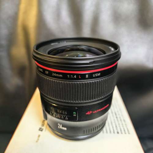 Canon EF 24mm f/1.4L II USM Lens 香港行貨 有盒全套