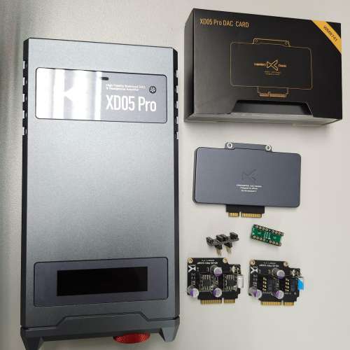 Xduoo XD05pro (ESS + WM8741 解碼卡, 送多兩塊原廠 amp 卡 + muses02 opamp)
