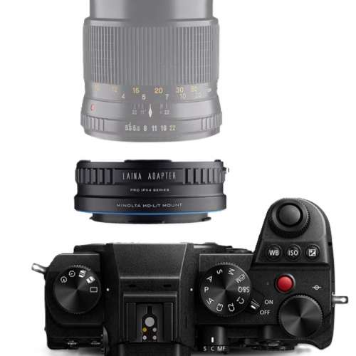 LAINA Minolta Rokkor (SR / MD / MC) SLR Lens To Leica L-Mount Alliance (TL/SL)