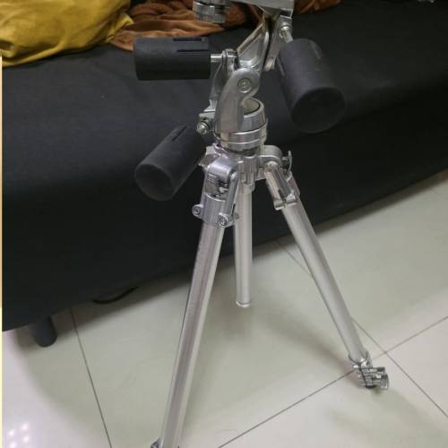 ​[極罕限量版] Manfrotto Silver 190 腳架 + 25週年紀念 141RC 雲台 (全齊全正常)