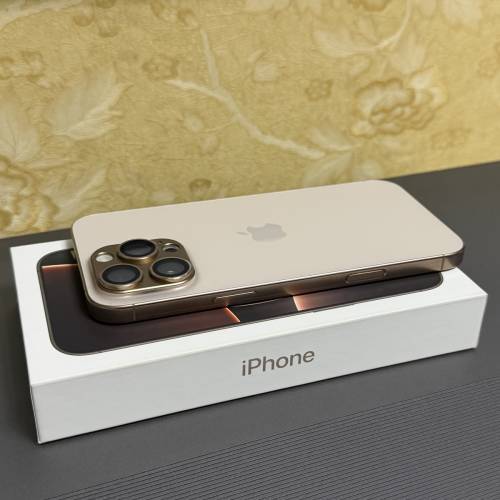 香港行貨Apple iPhone 16 Pro Max 1TB Apple/金色蘋果5G 雙卡雙待手機