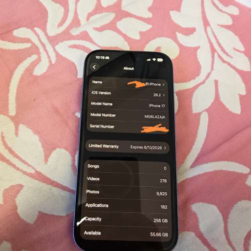 iphone 17 256gb 藍色行貨