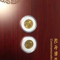 UNC HK10仙 金色大女皇頭連膠盒