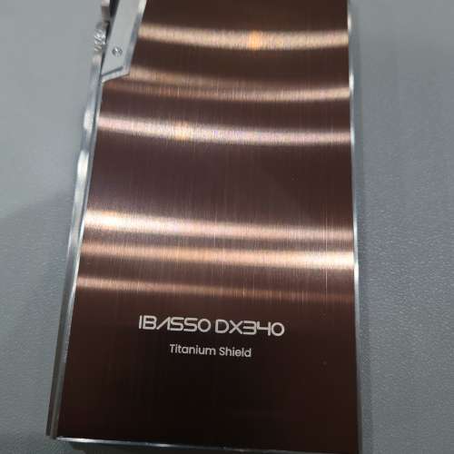 Ibasso DX340 合金機背保護貼 特別訂製（黃銅/銅/鈦/不銹鋼）可訂造其他型號