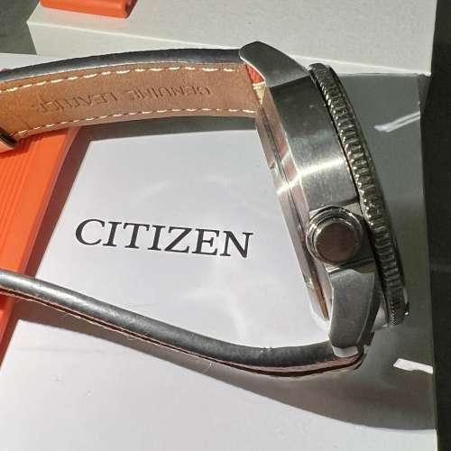 Citizen 44mm 太陽能 光動能 eco drive 雙顯示 200m 潛水錶 跟2條錶帶