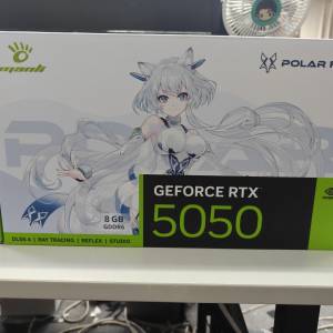 Manli Polar Fox RTX 5050 8GB GDDR6 OC 白色