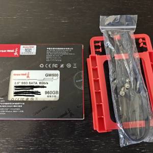 全新未開封 Greatwall GW500 960GB SATA SSD 連贈品