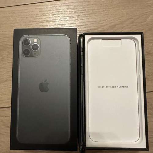 自用 iphone 11 Pro Max 256gb Midnight Green 香港行貨 95%新有盒出讓