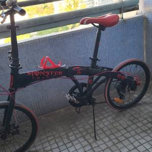 Monster Energy 海豚406碟刹折叠車