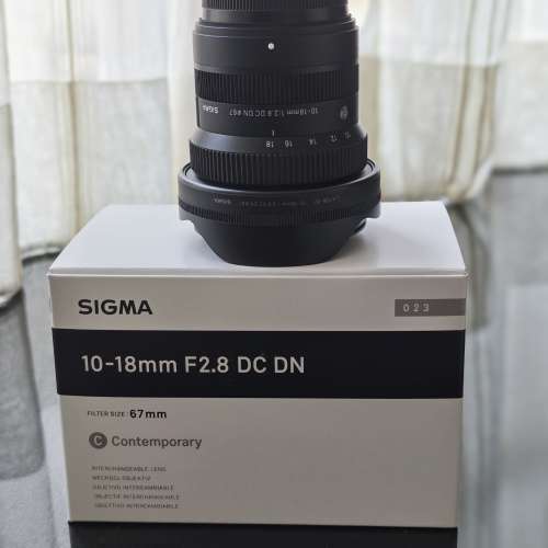 Sigma 10-18mm F2.8 DC DN for Fujifilm X Mount