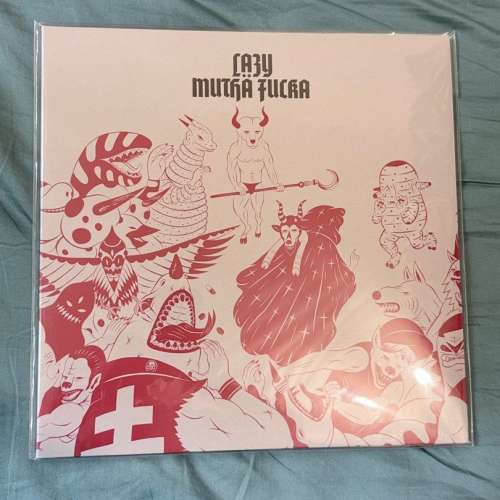 LMF Lazy Mutha Fucka 紅膠