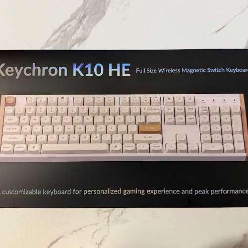 全新Keychron K10 HE Full Size 無線磁軸