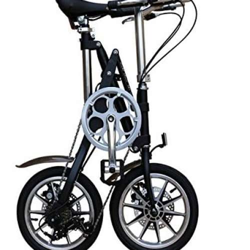 CMS Bike 日本14吋輕量專利X型折疊單車 | 一秒極速摺疊|Shimano 7速變速器