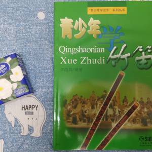 全新青少年學竹笛 笛子自學入門教程 零基礎學竹笛 初學者基本樂理 笛子初級教學