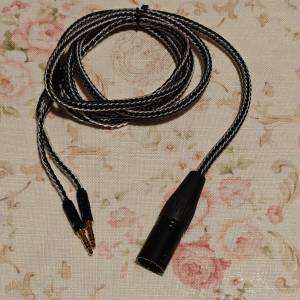 双 3.5mm XLR 頭 大耳機線