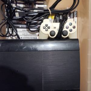 ps3 Super Slim 500g 主機 全套 連正版遊戲40隻左右[收藏一流]