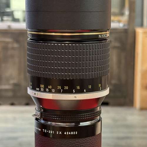 Nikon Nikkor 180mm f2.8 ED AI-s with Teleconverter TC-201