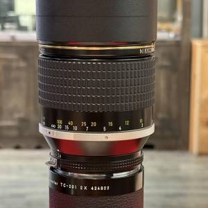 Nikon Nikkor 180mm f2.8 ED AI-s with Teleconverter TC-201