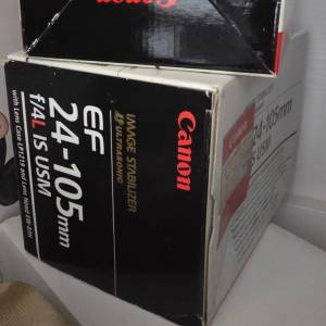 有盒 Canon EF 24-105/4.0L IS 有filter 90%新