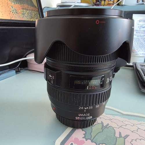 有盒 Canon EF 24-105/4.0L IS 有filter 90%新