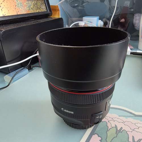 有盒 Canon EF 50/1.2L 有filter 90%新