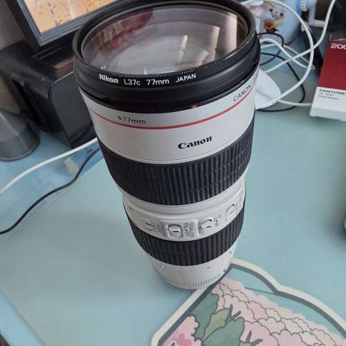 有盒 Canon EF 70-200/2.8L IS 有filter 90%新
