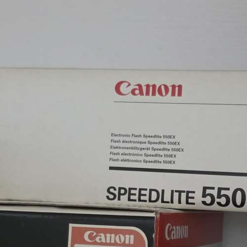 有盒 Canon 550EX 閃燈 80%新
