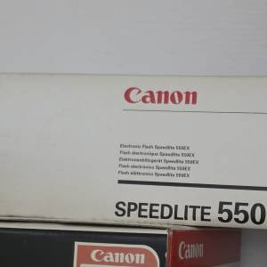 有盒 Canon 550EX 閃燈 80%新