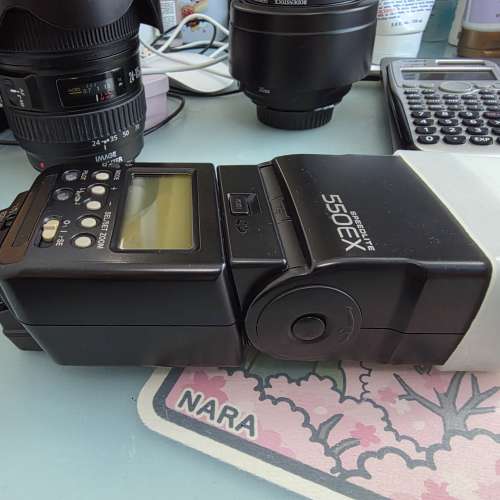 有盒 Canon 550EX 閃燈 80%新