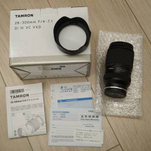 香港行貨有保 近全新 騰龍 Tamron A074 28-300mm F/4-7.1 Di III VC VXD 鏡頭 Sony...